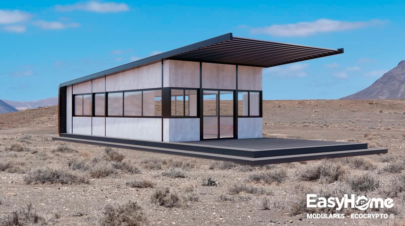 Módulo móvil autosuficiente Agro Blockchain para el agro y green house blockchain
